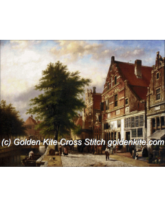 Zuiderhavendijk in Enkhuizen (Cornelis Springer)