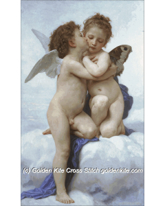 Amour et Psyche, enfants (Adolphe-William Bouguereau)