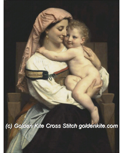 Woman of Cervara and Her Child (Adolphe-William Bouguereau)