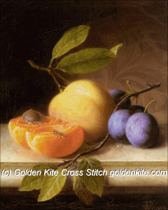 Still Life with Peaches and Prunes (Joseph Peter Wilms)