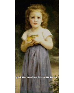 Little Girl Holding Apples (Adolphe-William Bouguereau)