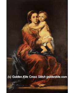 Virgin and Child with a Rosary (Bartolome Esteban Murillo)