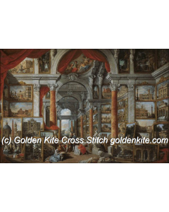 Picture Gallery with Views of Modern Rome (Giovanni Paolo Pannini)