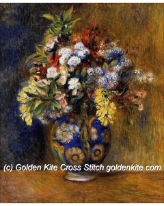 Flowers in a Vase 4 (Pierre-Auguste Renoir)