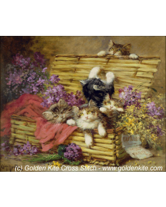 Kittens at Play (Leon Charles Huber)