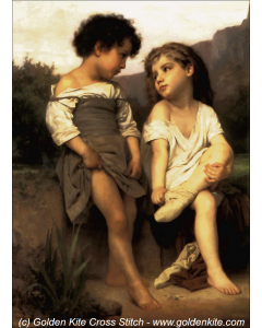 At the Edge of the Brook (Adolphe-William Bouguereau)