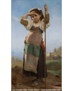 Young Shepherdess (Charles Victor Thirion)