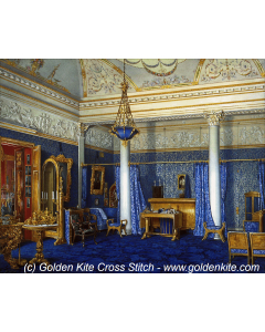 Bedroom of Empress Alexandra Feodorovna (Edward Petrovich Hau)