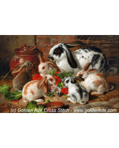 A Family of Rabbits (Alfred Richardson Barber)