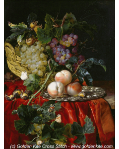 Still Life with Fruit, Nuts, Butterflies (Willem van Aelst)