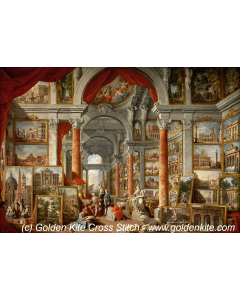 Picture Gallery with Views of Modern Rome 2 (Giovanni Paolo Pannini)