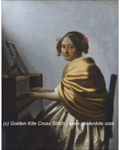 A Young Woman Seated at the Virginals (Johannes Vermeer)