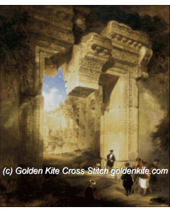 Gateway of the Great Temple at Baalbec (David Roberts)
