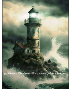 Lighthouse in storm (Marcus Charleville)