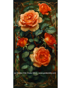 Art Nouveau Rose Garden