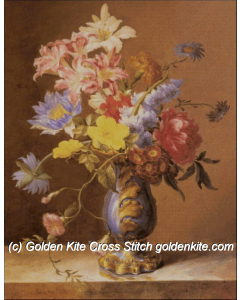 Flowers In A Blue Vase (Joseph Nigg)
