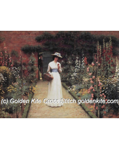 Lady in a Garden (Edmund Blair-Leighton)